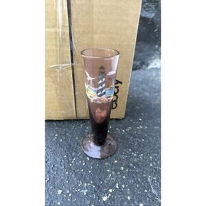 Thomson Pottery Lighthouse Stemmed Shot Glass 2oz Nautical Coastal
